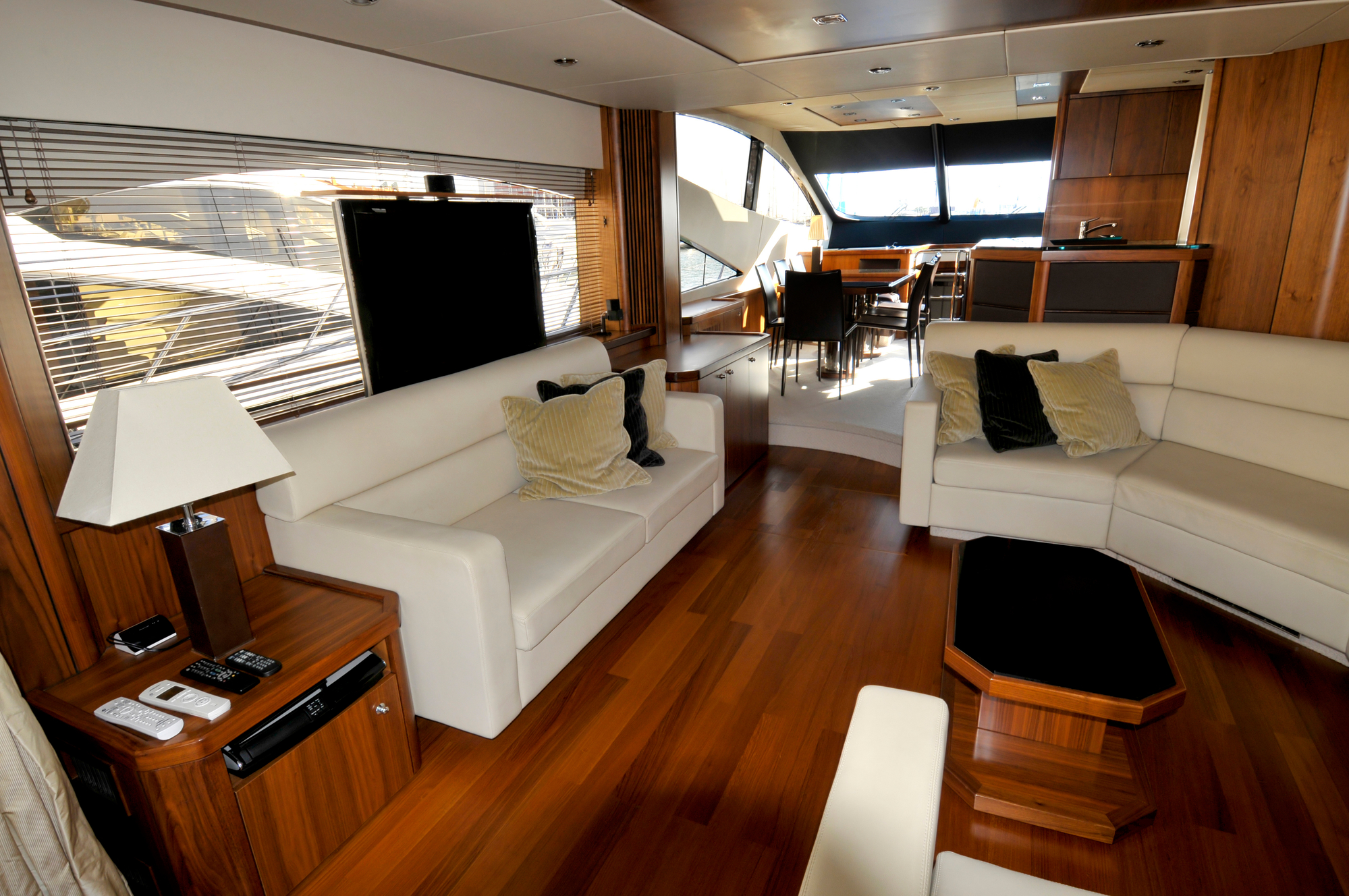 Custom Wood Look Yacht Interior